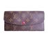 Louis Vuitton Emilie Wallet, £230, Accessories, Brown/Purple, Canvas, Front view